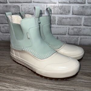 Vans MTE Standard Mid Chelsea Boots Blue Surf Womens 11 Mens 9.5 NEW